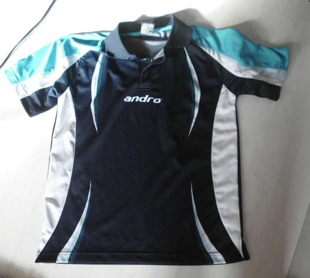 Damen Sport Tischtennis  Polo-Shirt Trikot Gr. S getragen als Gr.38/ 40 Andro