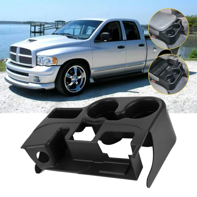 Center Console Cup Holder Fit For 2003-2012 Dodge Ram 1500 2500 3500 Black