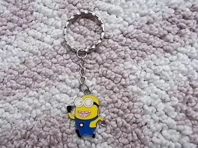   "Minions"  -Enamel Keyring 