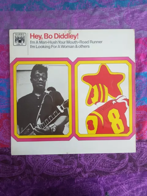 Bo Diddley - Hey! Bo Diddley Vinyl 1962 UK Marble Arch Rock and Roll R&B