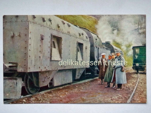 Austria Ungheria 1 ww Weltkrieg 1914 1915 Panzerzug AK old postcard cartolina