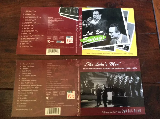 Erwin Lehn SWF SWR Big Band [2 CD Alben] Lehn's Men 1954-1963+Let'em Swing 51-65