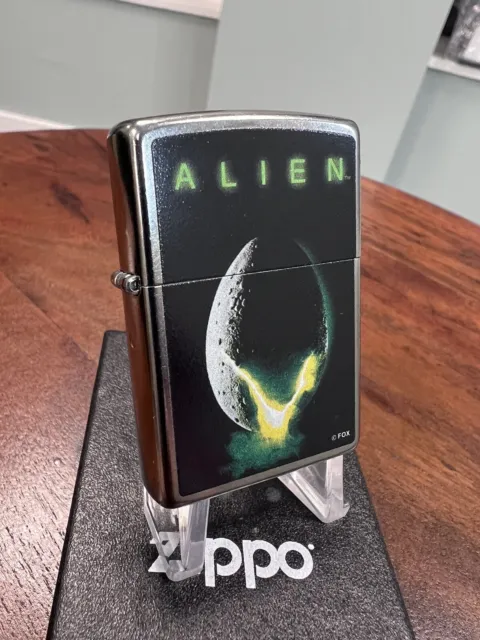 Zippo Windproof Lighter Street Chrome Alien Ridley Movie Artwork Egg 2020 NEW