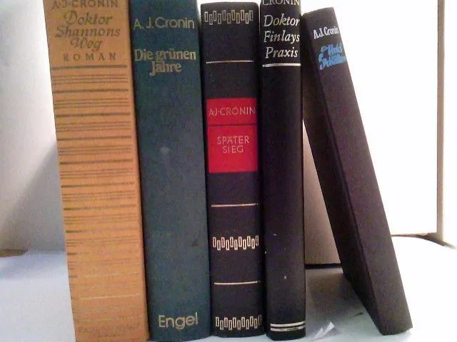 Konvolut bestehend aus 5 Bänden, zum Thema: A.J. Cronin - Romane - A.J. Cronin: