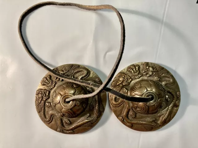 Tibetan Buddhist Tingsha Cymbals Reiki Bell Chime Nepal Meditation