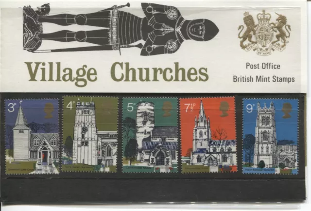 GB 1972 Village Churches Stamps - Presentation Pack No 41 - MNH