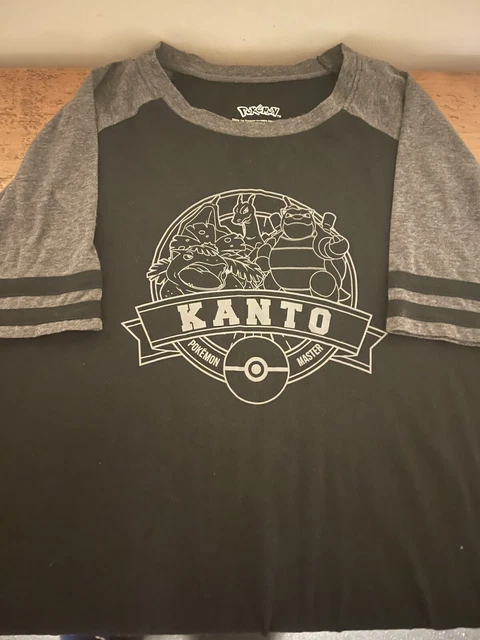 Pokemon Master Kanto T-Shirt Mens Size L (Official)