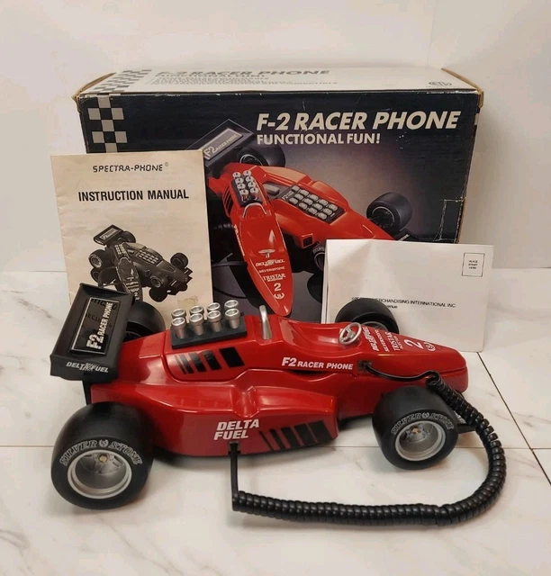 NEW VINTAGE F-2 Racer Phone by SPECTRA-PHONE Race Car NASCAR Formula ...