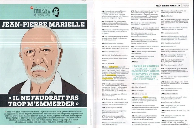 COUPURE DE PRESSE Clipping 2012 Jean Pierre Marielle (6 pages) EUR 5,00