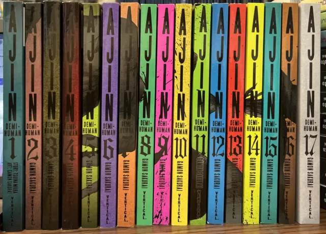 Ajin Vol.1-17 Manga Comics Demi-Human Sakurai Gamon Japanese