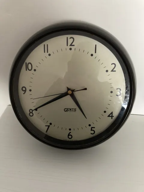 Lovely Vintage ‘Gents Of Leicester’ Bakelite Office Clock