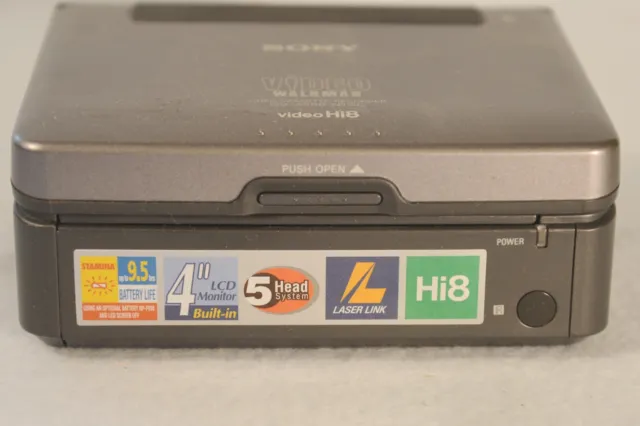 Sony GV-A500 Player Recorder Hi8 8mm Video Walkman NTSC Recorder not working