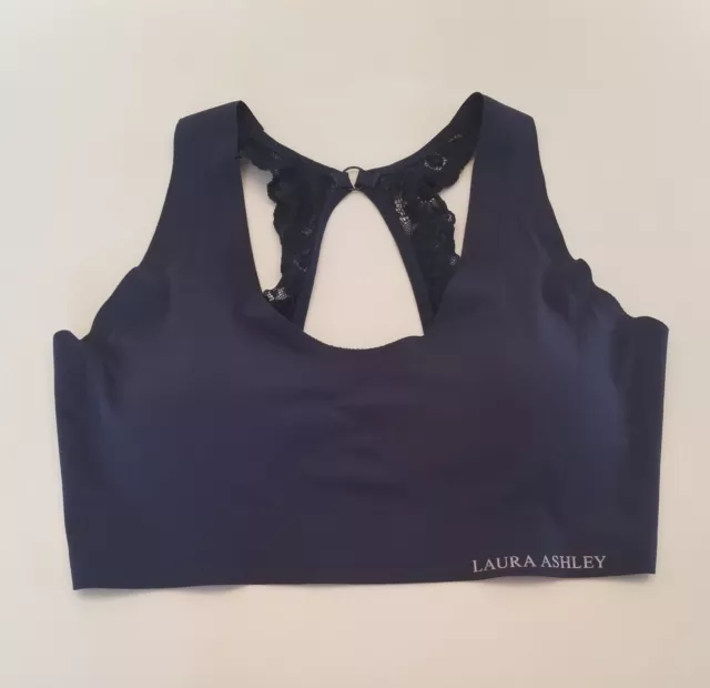 LAURA ASHLEY BRALETTE Blue Lace Size 1 X £12.00 - PicClick UK