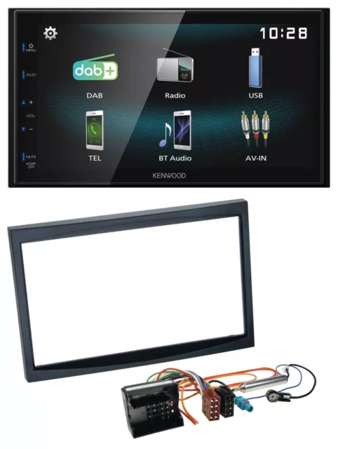 Kenwood Bluetooth 2DIN USB DAB MP3 Autoradio für Peugeot 207 307 Expert Partner