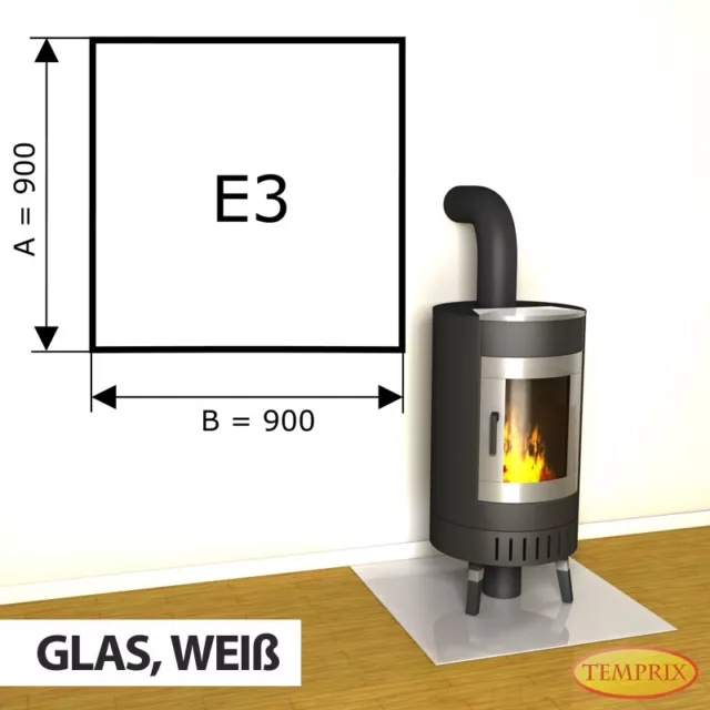 Panel De Suelo Vidrio Para Chimenea Protección Chispas Placa Cristal