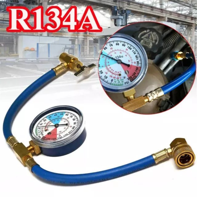 Premium Quality Car Air Conditioning Recharge Kit Accurate Pressure Monitoring