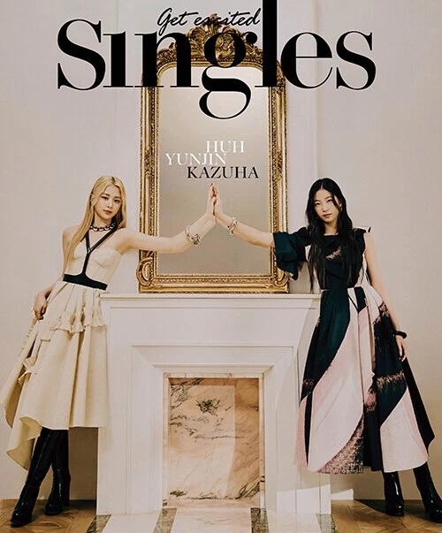 VOGUE KOREA MAGAZINE March 2023 LE SSERAFIM KAZUHA Huh Yunjin A TYPE £