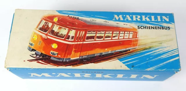 Märklin 3016 LEERKARTON Schienenbus BR 795 OVP H0 Leerverpackung DB 800 HO 01 71