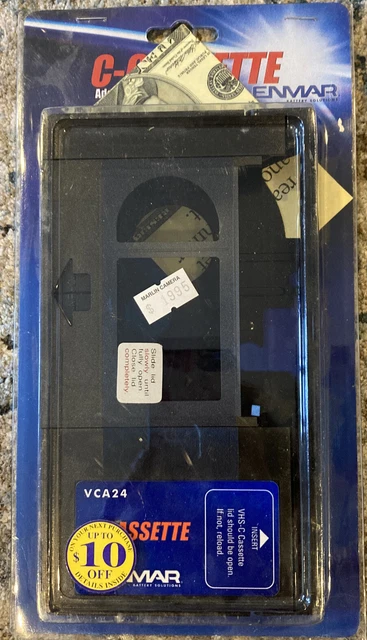 LENMAR VCA24 C-CASSETTE VHS-C EN VHS Nuevo Sellado