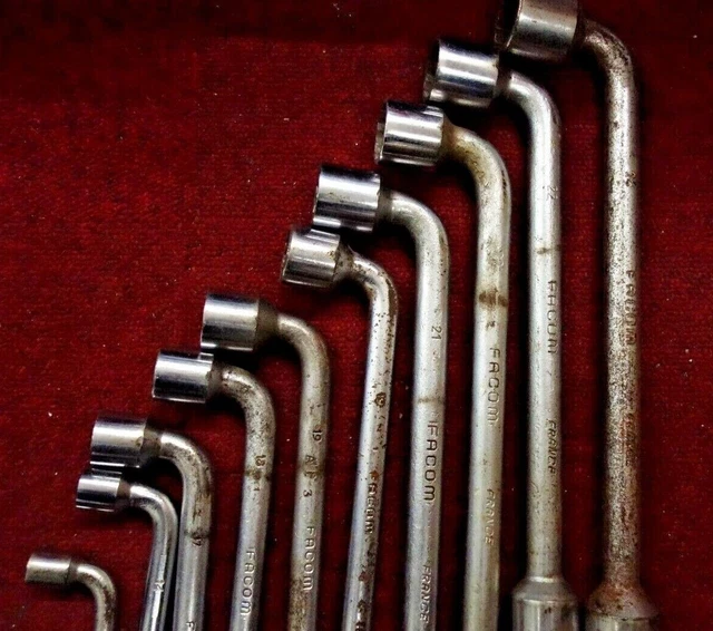 Grande Clé à Pipe Ancienne Facom Vanachrome N°72 - Outil Vintage Français, Occasion