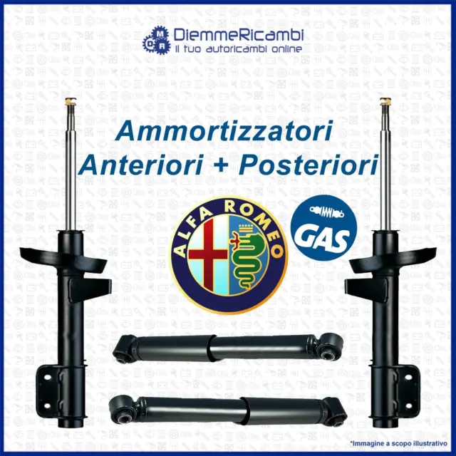 Kit 4 Ammortizzatori Per Alfa Romeo Giulietta 940 - 2010 ->