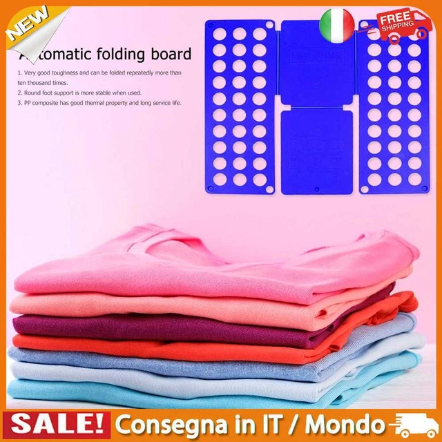 IT Laundry Folding Board Kids Adjustable Clothes Holder Organzier (Blue)