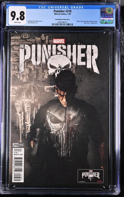 PUNISHER #218 - CGC 9.8 - Jon Bernthal TV Variant - Fast Shipping