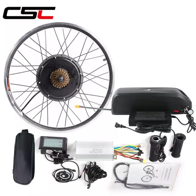 CSC Electric Bicycle Conversion Kit 48V 1500W 29in e bike Wheel with 48V Battery