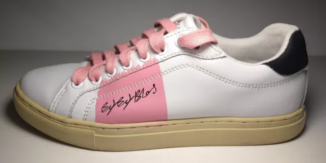 SCARPE SNEAKERS DONNA BYBLOS. EU 37. Bianco e rosa. Con lacci. Usato poco EUR 19 90 PicClick IT