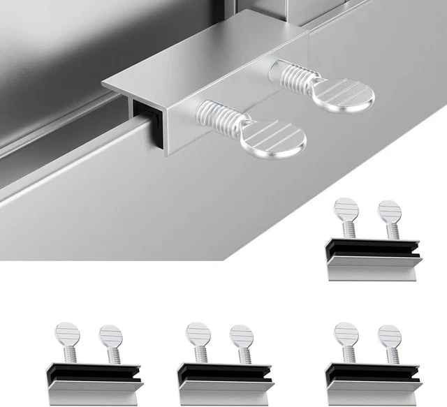 Tabanzhe Türbegrenzer Edelstahl - 4 Stück 20cm Schrank Sicherung