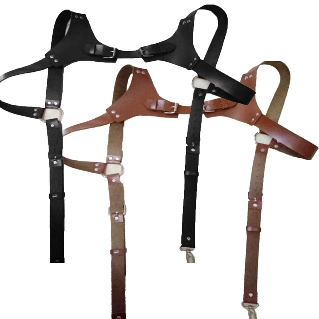 Sangles en cuir suspensions ceintures sangle de bondage cosplay costumes hommes