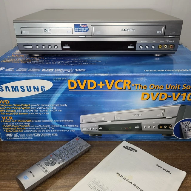 SAMSUNG DVDV1000 DVD/VCR ComboDVD To VHS Recorder DVD NOT WORKING