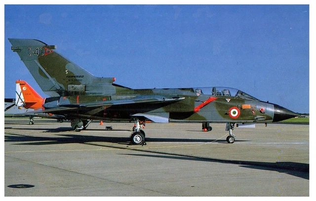 Royal Air Force Panavia Tornado at Mildenhall 1989 Airplane Postcard