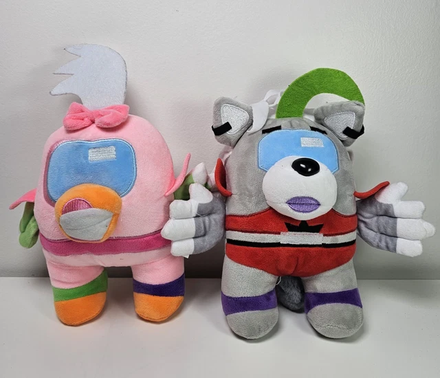 FIVE NIGHTS AT Freddy's FNAF x Among Us Security Detail Plush Toys x2 ...