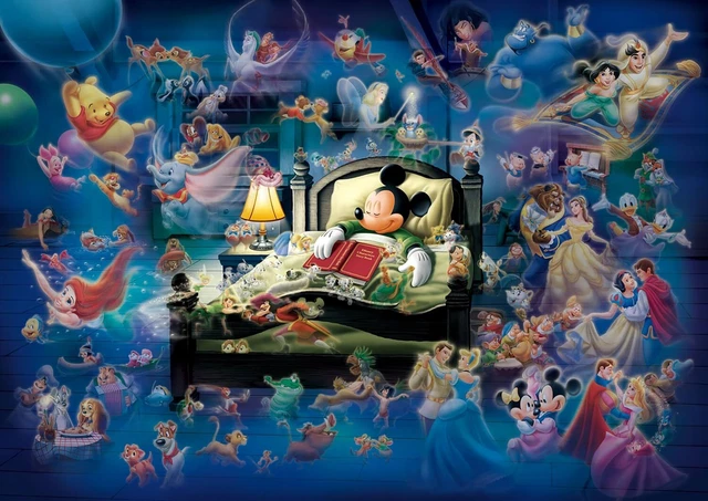 500 Piece Jigsaw Puzzle Disney Mickey's Dream Fantasy [Glowing Jigsaw] (...