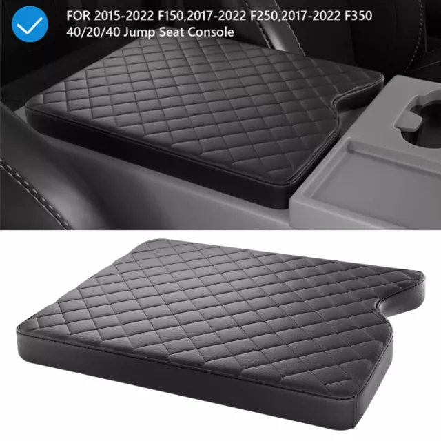 Car Seat Center Console Soft Lid Armrest Cover For Ford F150 F250 2015-2022