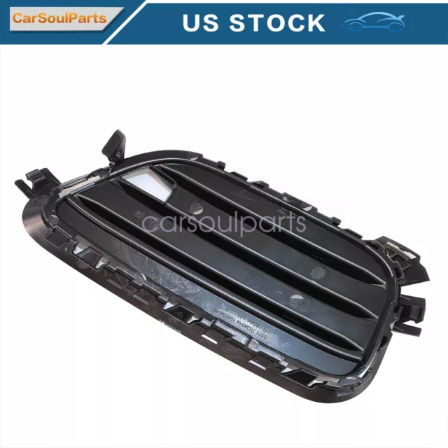 Outer Driver Side Plastic Front Bumper Grille 51117338513 fits BMW X3 2017