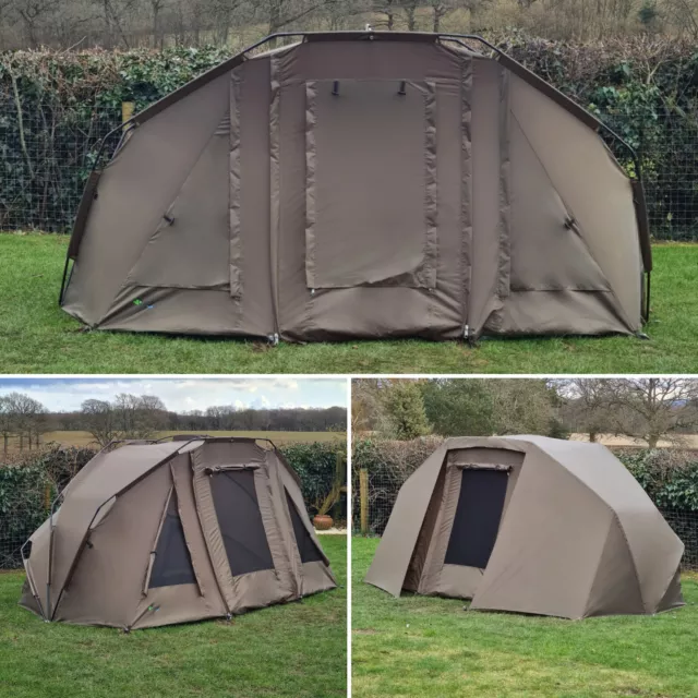 Quest Defense 1 Man Bivvy & Overwrap | Carp Fishing Shelter  Tackle Wrap 2