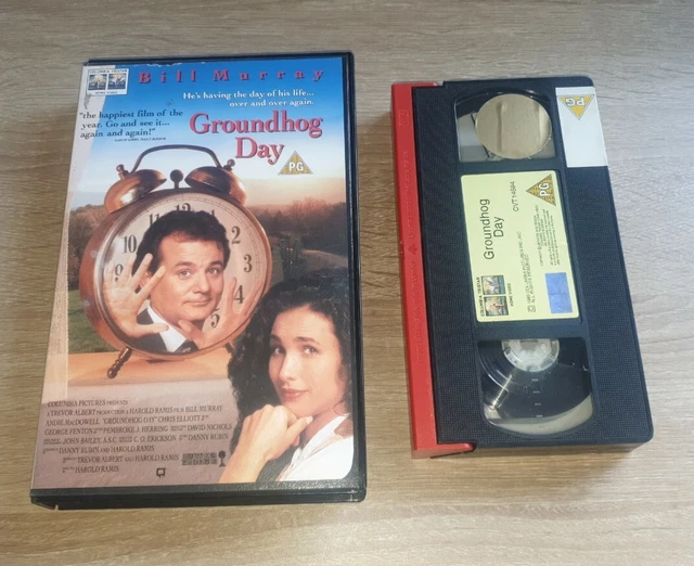 GROUNDHOG DAY VHS Video Tape Cassette Ex Rental Big Box RCA £0.99 ...