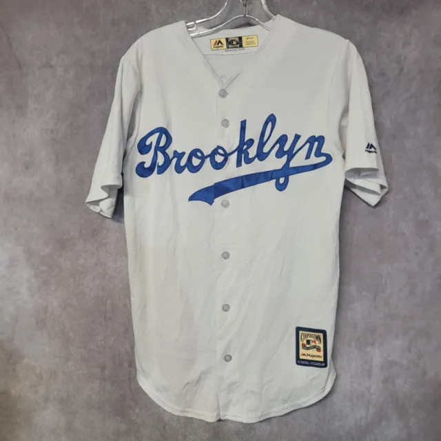 Majestic Cooperstown Brooklyn Dodgers Jackie Robinson 42 Throwback Jersey Men S