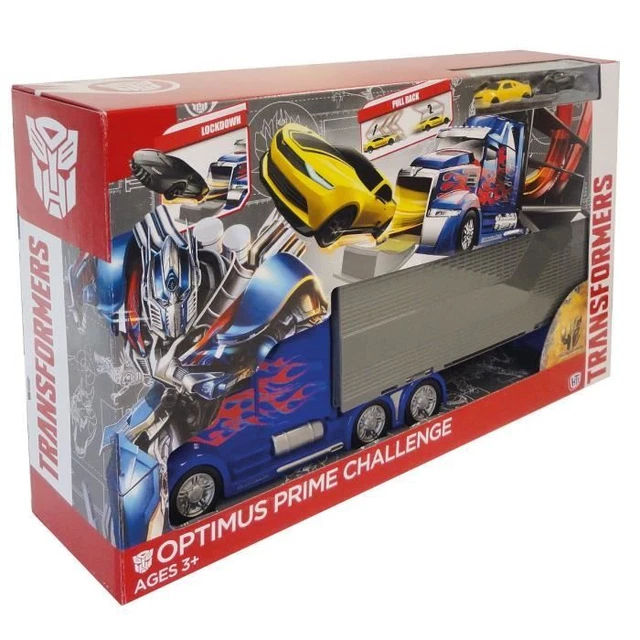 TRANSFORMER - REMORQUE ET PISTE DE COURSE OPTIMUS PRIME - CAMIONS TRANSFORMER - REMORQUE ET PISTE DE COURSE OPTIMUS PRIME - CAMIONS