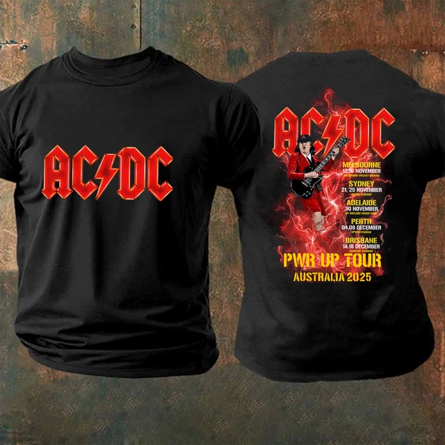 AC/DC PWR UP Tour Australia 2025 Cities Dates TShirt , acdc Tshirt $47. ...