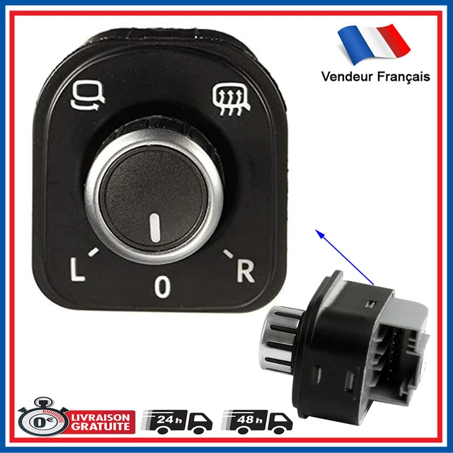 Bouton Commande Interrupteur de réglage des rétroviseurs 5K0959565A 5K0 959 565A