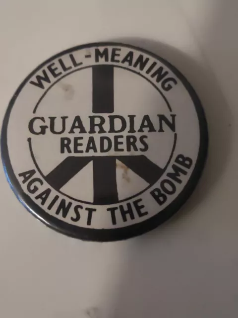 Well-Meaning Guardian Readers Against The Bomb badge