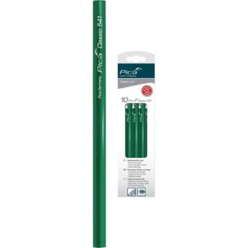 Matita classic verde 541 pica mina dura cm 24 cf=pz 10 Pica