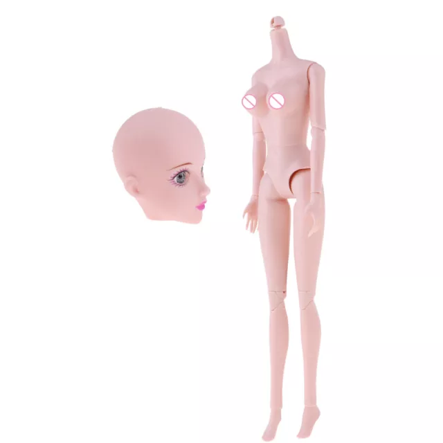 1/6 BJD DOLL Nude Body Flexible 14 Ball Jointed Model Girl Female Big Chest  Â£17.40 - PicClick UK
