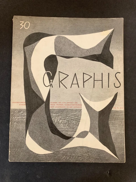 Vtg 1950 GRAPHIS Magazine #30 Toulouse-Lautrec Container Corporation of America Vtg 1950 GRAPHIS Magazine #30 Toulouse-Lautrec Container Corporation of America