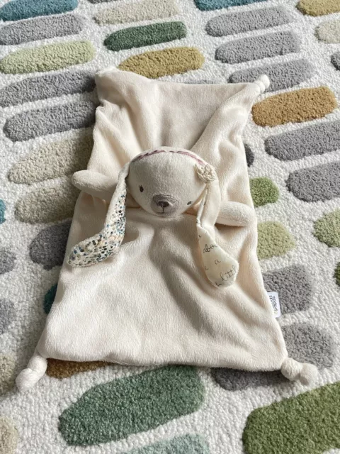 Mamas & And Papas Bunny Comforter cream soft toy blanket blankie soother rabbit