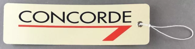 Concorde British Airways Cabin Baggage Tag Ba Luggage Label Supersonic Luxury