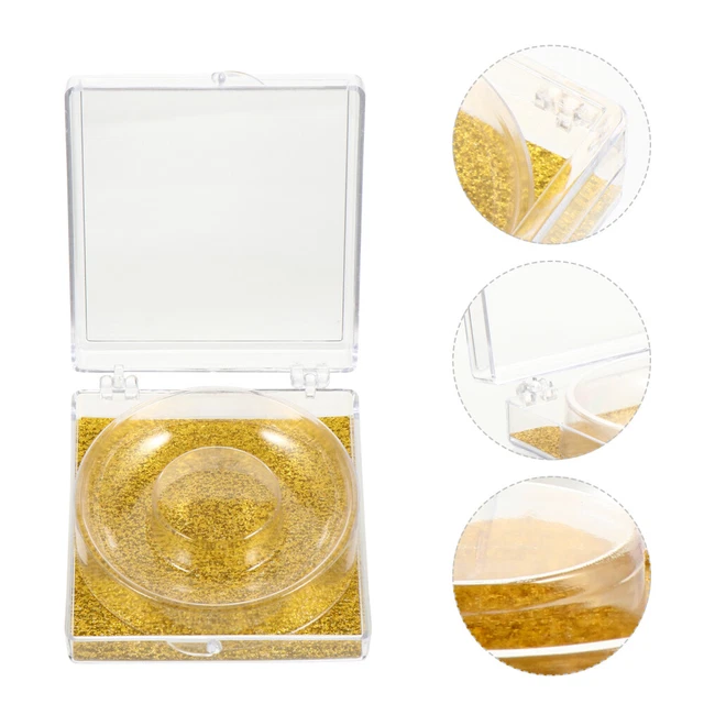 6 Pcs Eyelash Organizer Tray Empty Storage Case Glitter Containers